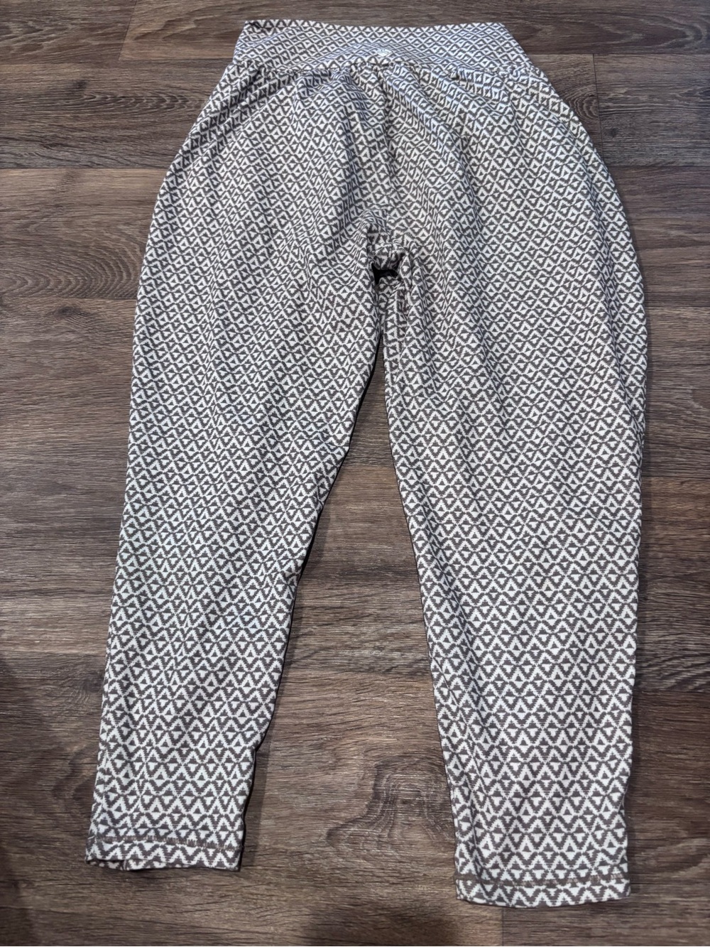 prAna Ryley Crop Pants Geometric Print Yoga Joggers Harem Womens S - Picture 3 of 7